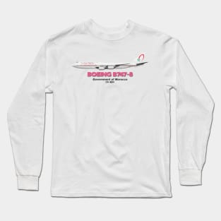 Boeing B747-8 - Government of Morocco Long Sleeve T-Shirt